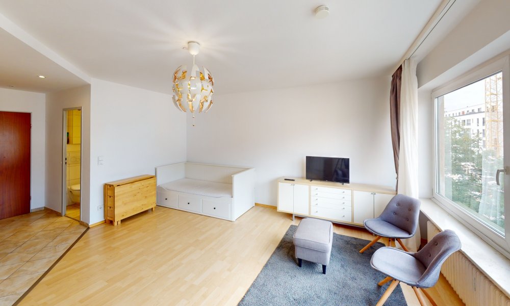 Möbliertes1-Zimmer Apartment in Toplage in  Neuhausen mit TFG Stellplatz