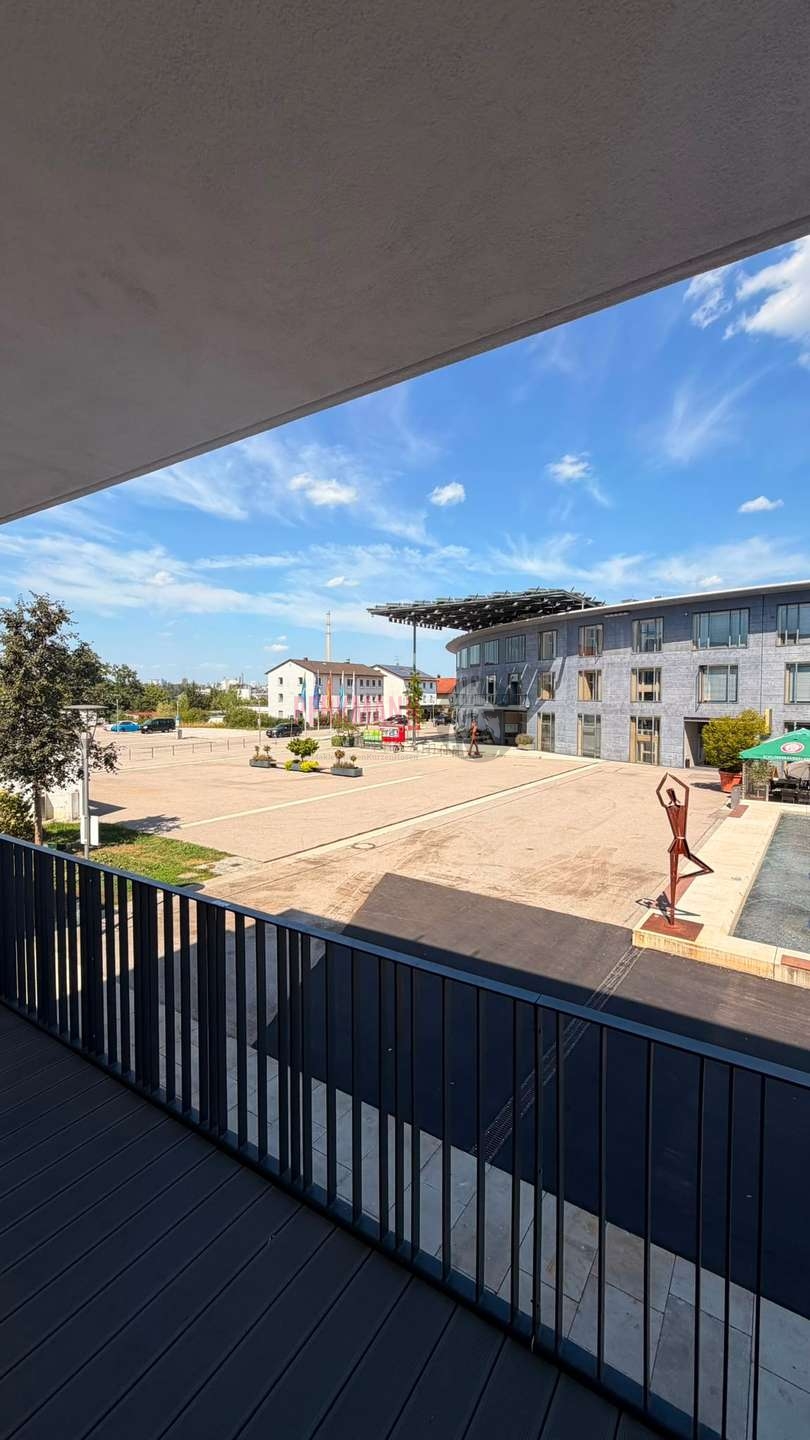 Blick vom Balkon